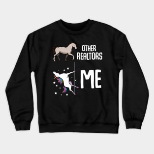 Realtor - Magical Unicorn Real Estate Agent Crewneck Sweatshirt